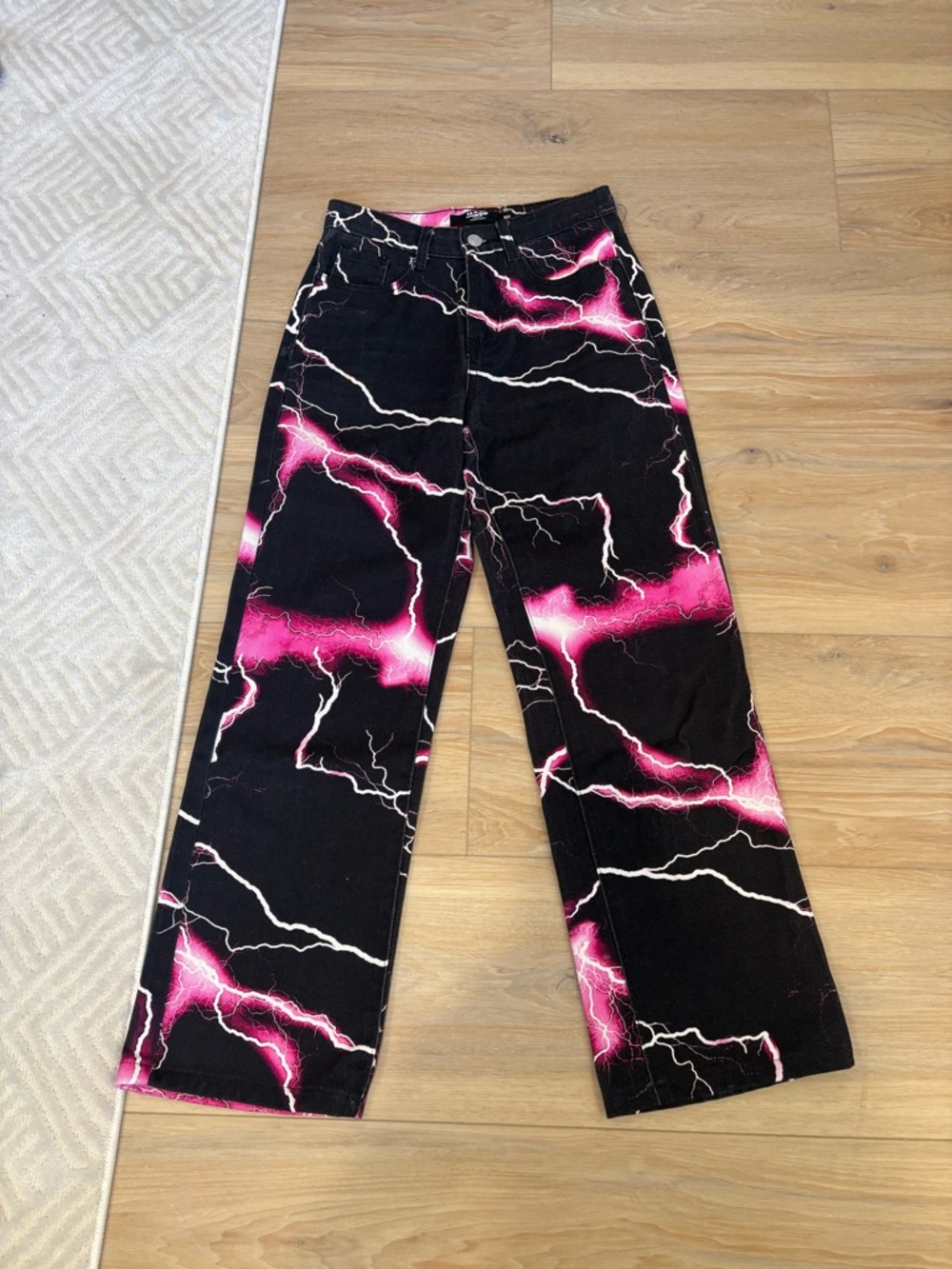 Jaded London Lightning Straight Leg Jeans